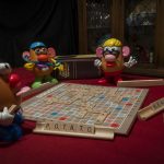 Pandemic Scrabble with Friends by Linda Detwiler Burner