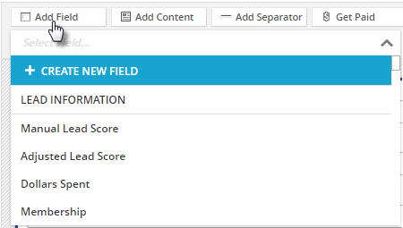Create New Field