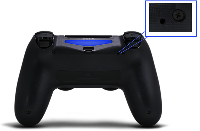 connect the dualshock 4 using usb cable