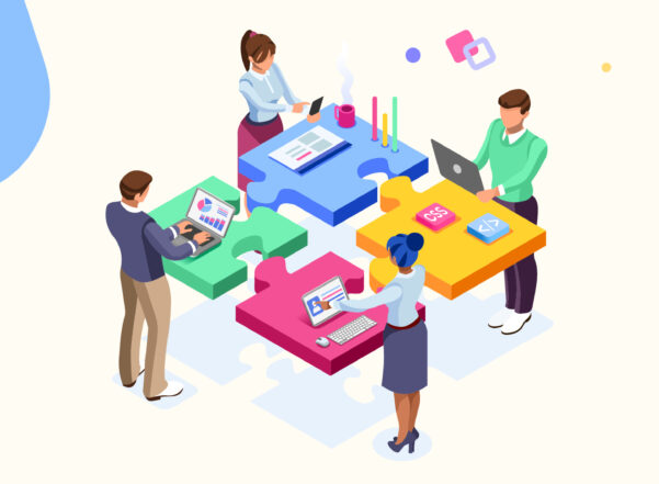 Vector Art of Collaboration