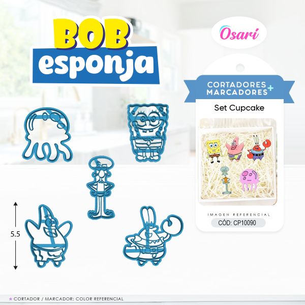 set cup bob esponja 2