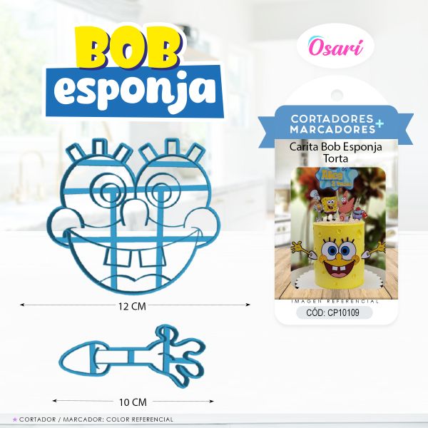 bob esponja cara torta