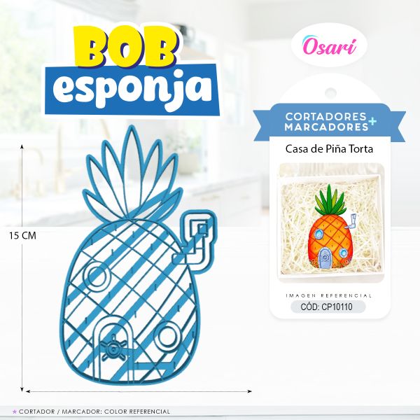 bob esponja piña torta
