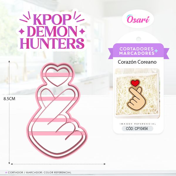 MANO CORAZON COREANO KPOP DEMON HUNTERS – BTS