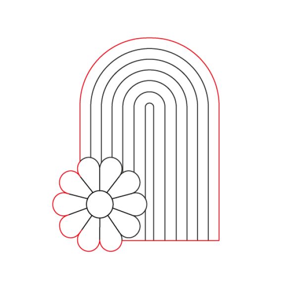 ARCO ARCOIRIS FLOR MARCO
