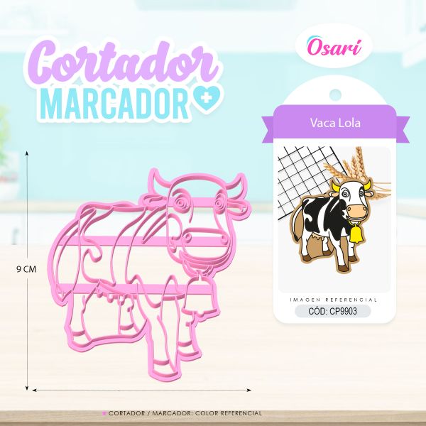 VACA LOLA 9CM – GRANJA DE ZENON