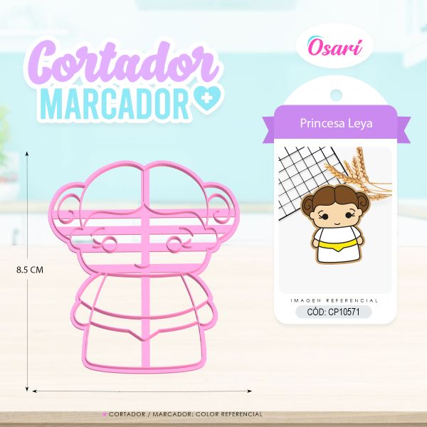 CORTADOR STAR WARS PRINCESA LEYA