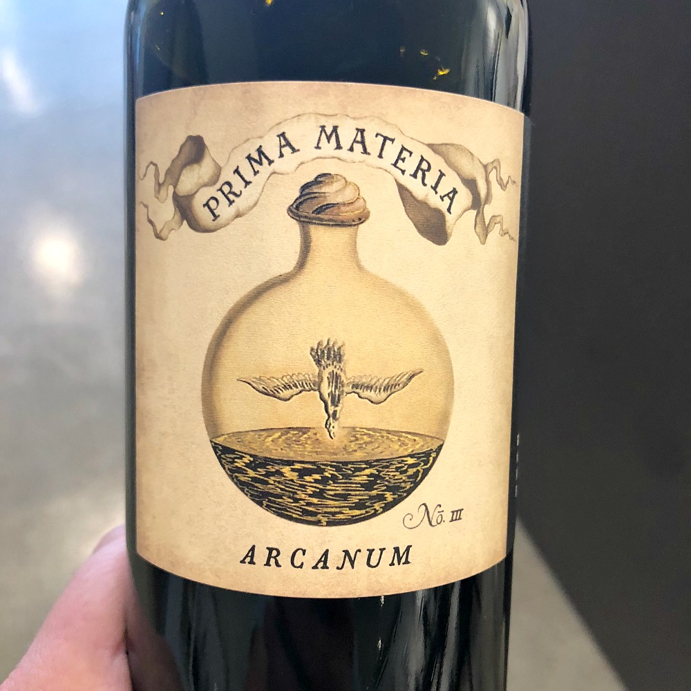PRIMA MATERIA "Arcanum No III" Red Outer Space Wines Napa Valley