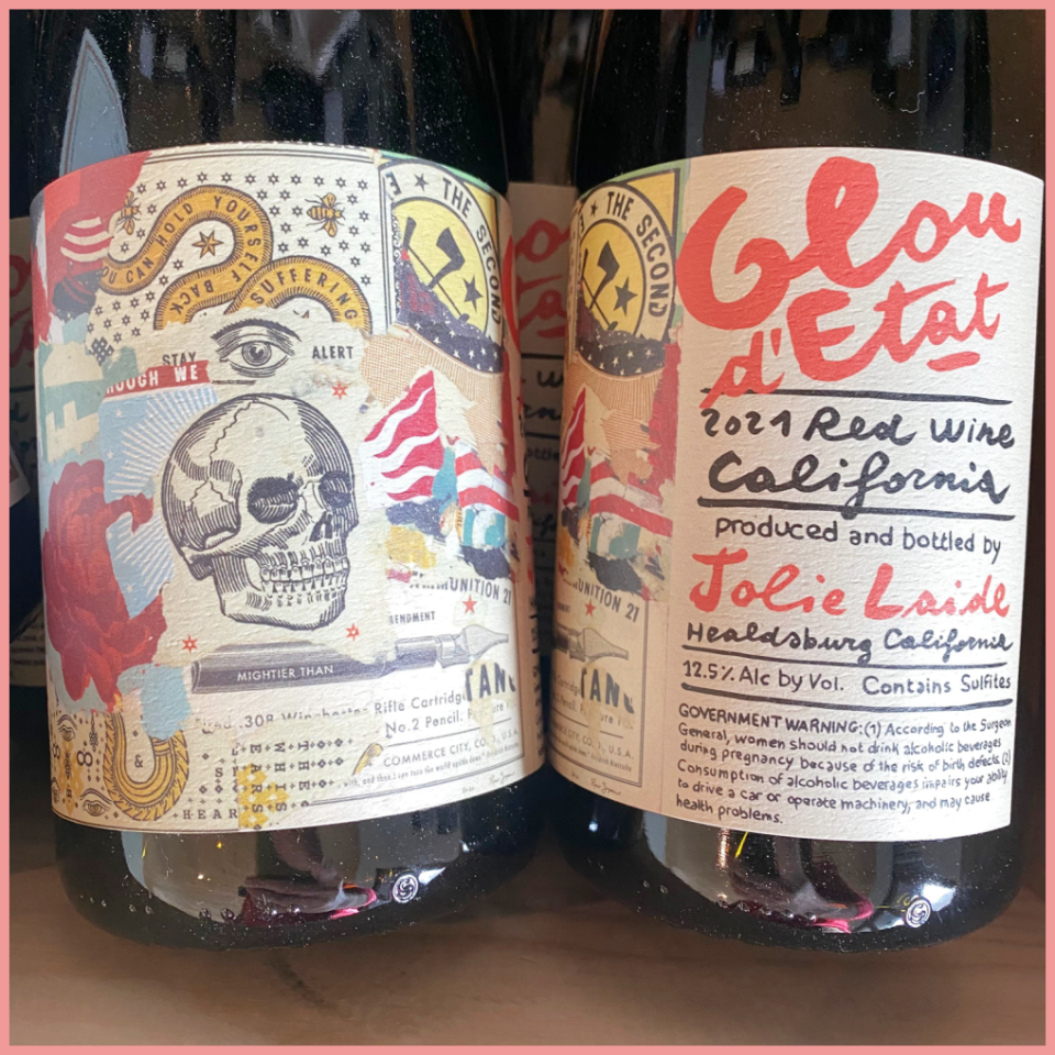 Jolie Laide Glou detat red wine 2021