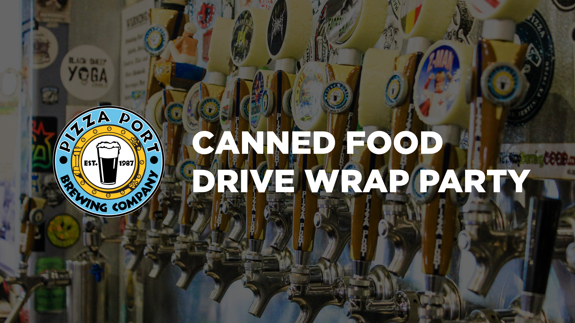 Canned Food Drive Wrap Party