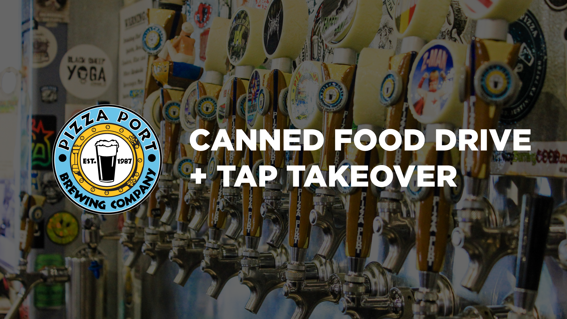Canned Food Drive & Tap Takeover