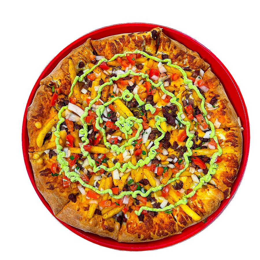 California Burrito Pizza