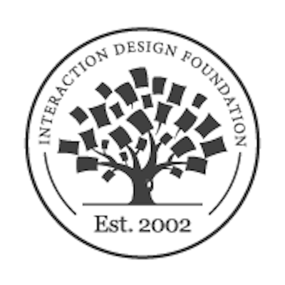 Photo of a review of Interaction Design Foundation as a product design resource