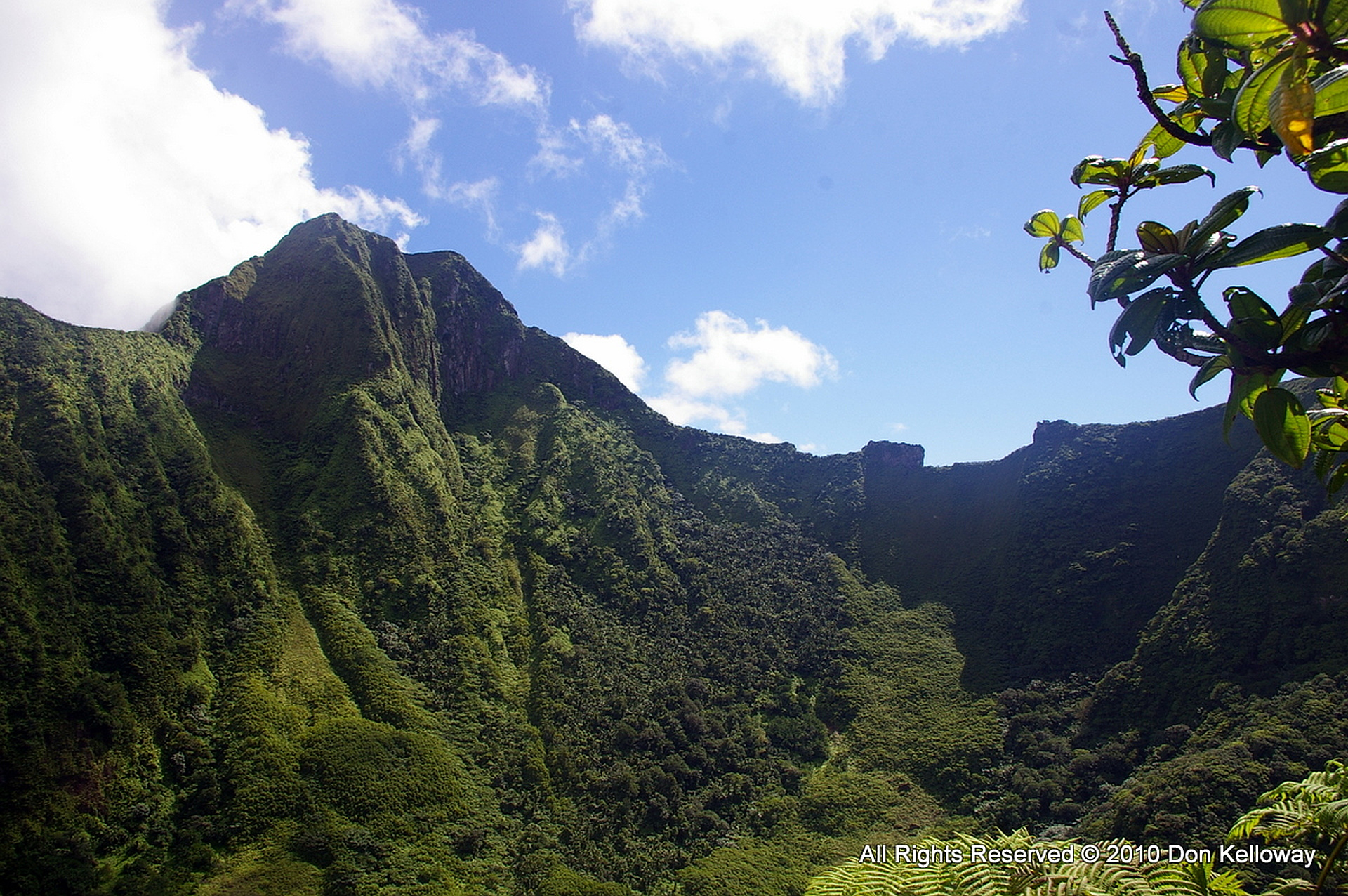 Mt Liamuiga Saint Kitts and Nevis peakery