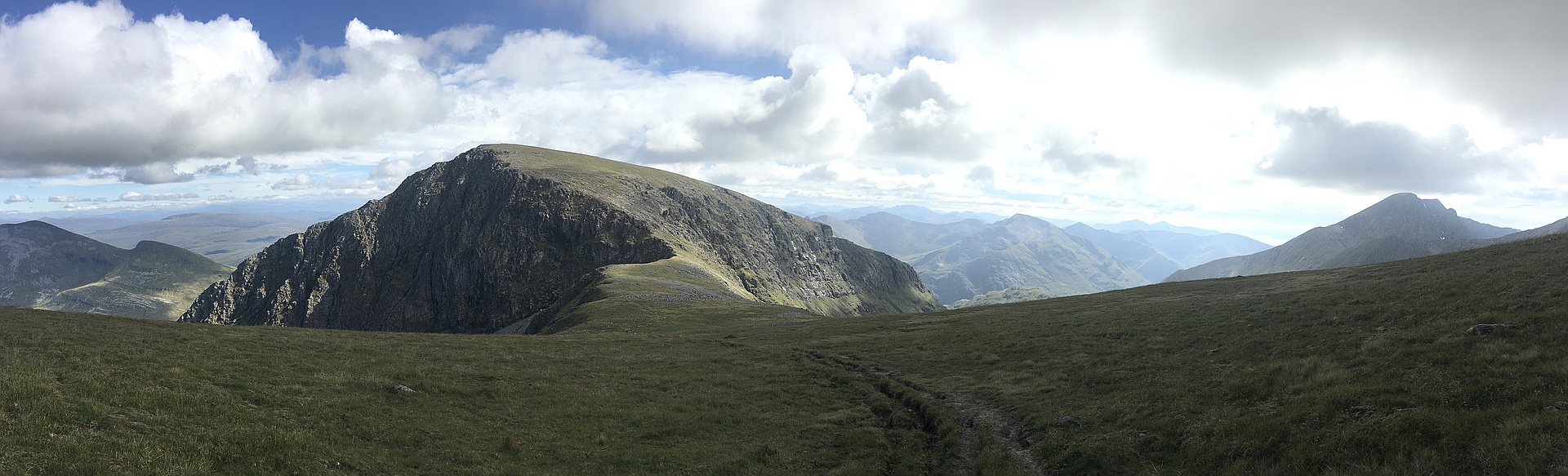 Aonach Beag mountain in Scotland