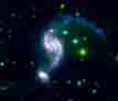 Picture of a glowing older galaxy
