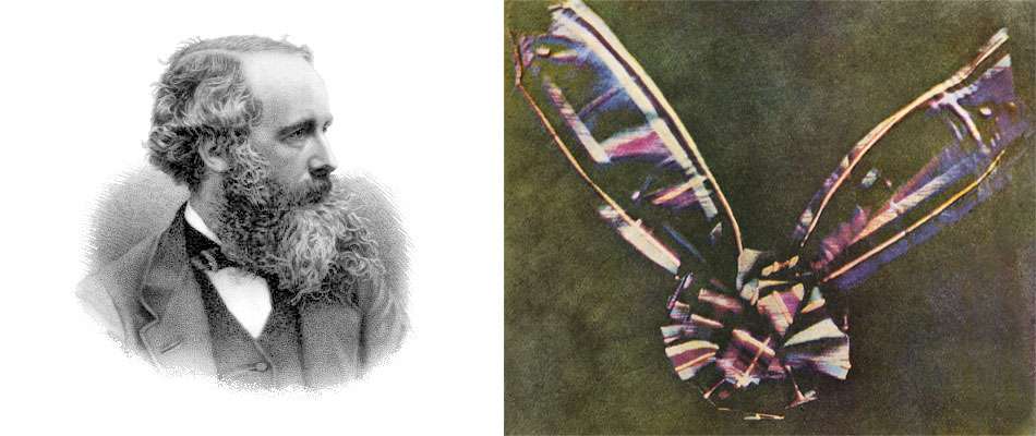 james clerk maxwell tartan ribbon first photograph
