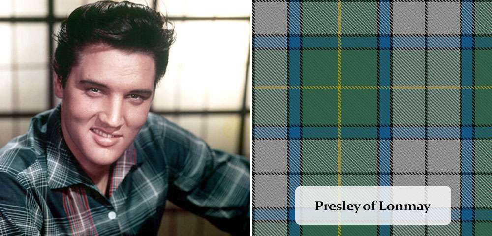 elvis presley tartan presley of lonmay