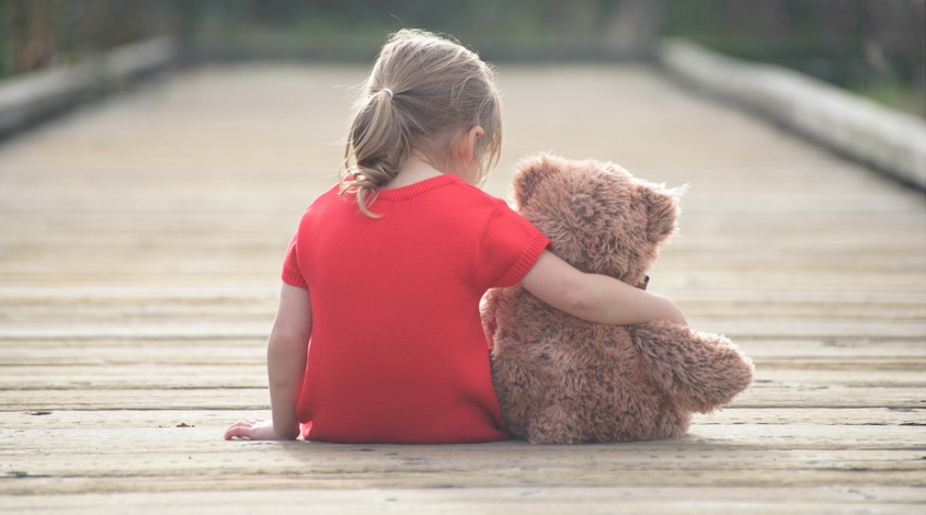 Girl rides teddy bear Something is. Girl rides teddy bear mistake