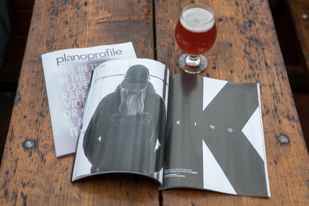 Plano Profile magazine, plano, texas, Joshua king, art