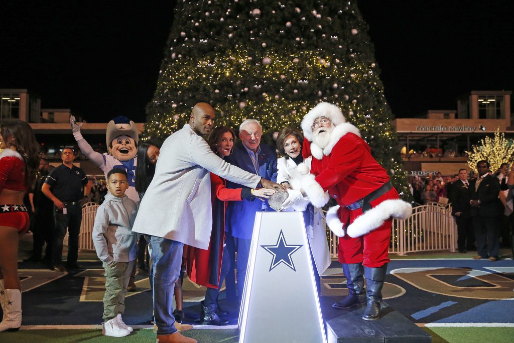 The Dallas Cowboys Christmas Spectacular at Ford Center at The Star in Frisco, Texas. It was the first lighting of the Christmas tree held at The Star. Photo by James D. Smith/Dallas Cowboys