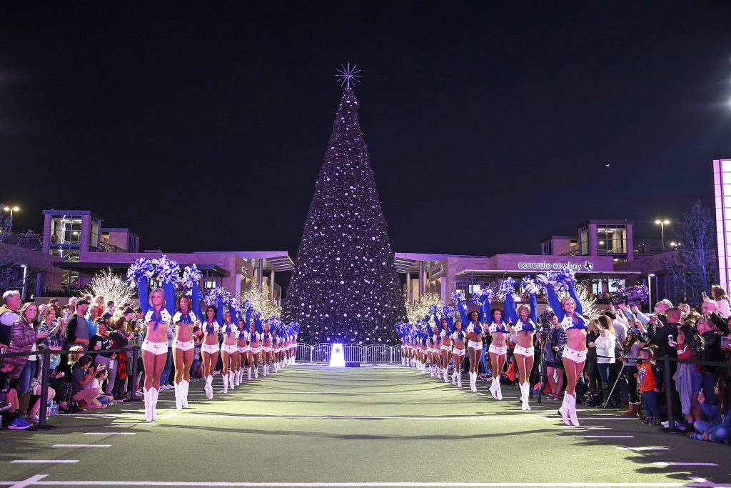 The Dallas Cowboys Christmas Spectacular at Ford Center at The Star in Frisco, Texas. It was the first lighting of the Christmas tree held at The Star. Photo by James D. Smith/Dallas Cowboys
