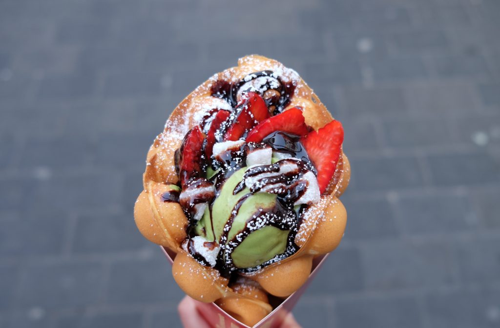 Asian dessert culture bubble waffles taiwanese dessert japanese dessert boba collin county near me plano frisco