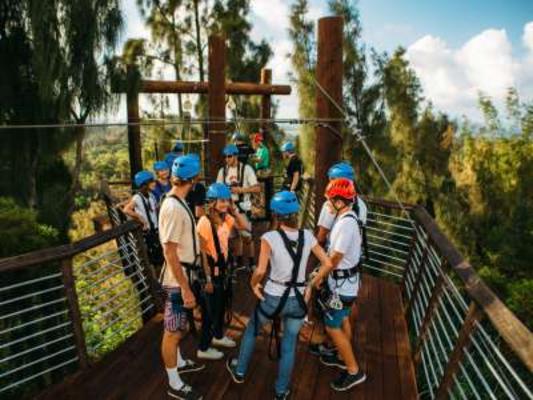 Product Keana Farms Zipline Tour