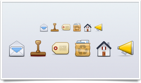Postbox Retina Icons