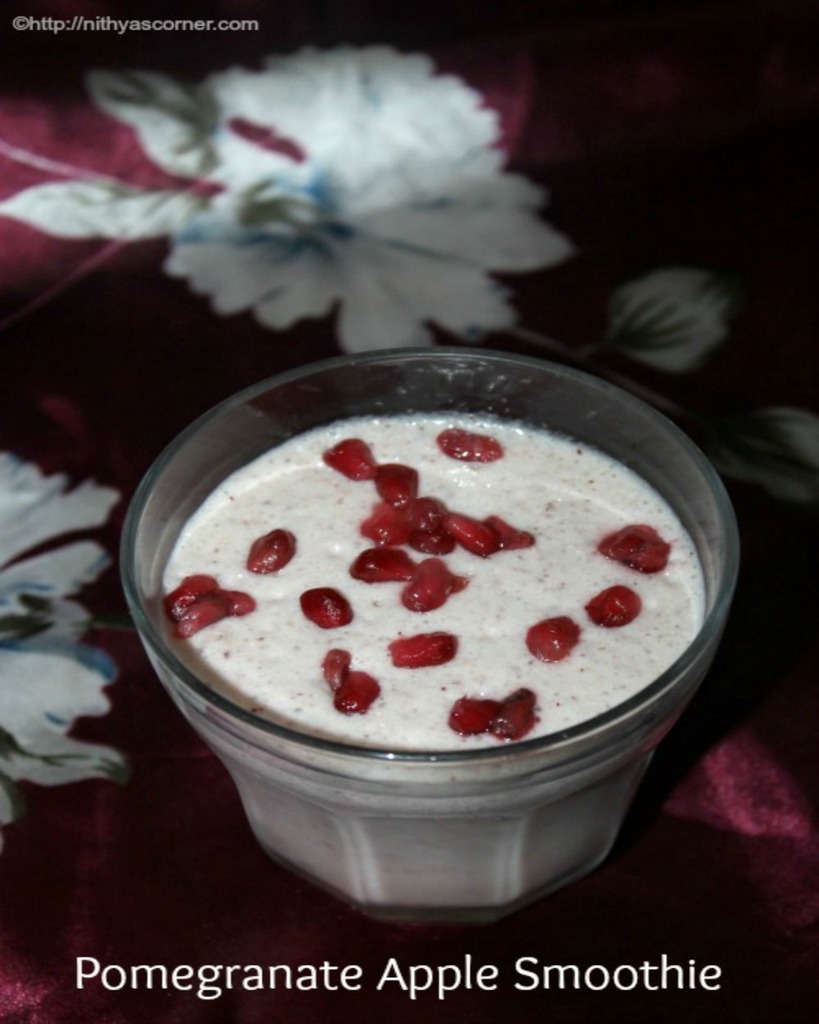 Apple pomegranate smoothie recipe quick apple pomegranate smoothie recipe