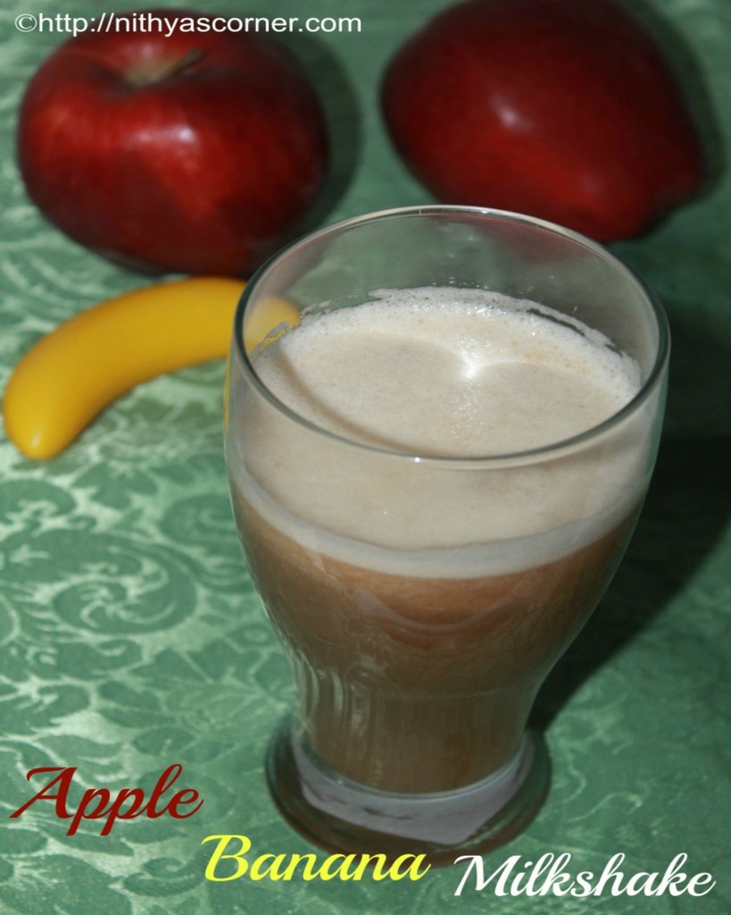 Apple banana milkshake recipe recipe of banana apple shake