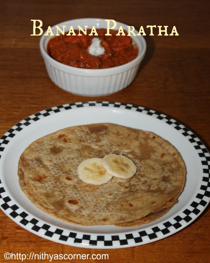 Banana chapathi recipe, banana paratha recipe banana chapathi recipe