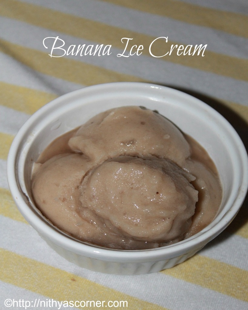 Banana ice cream recipe homemade banana ice cream recipe