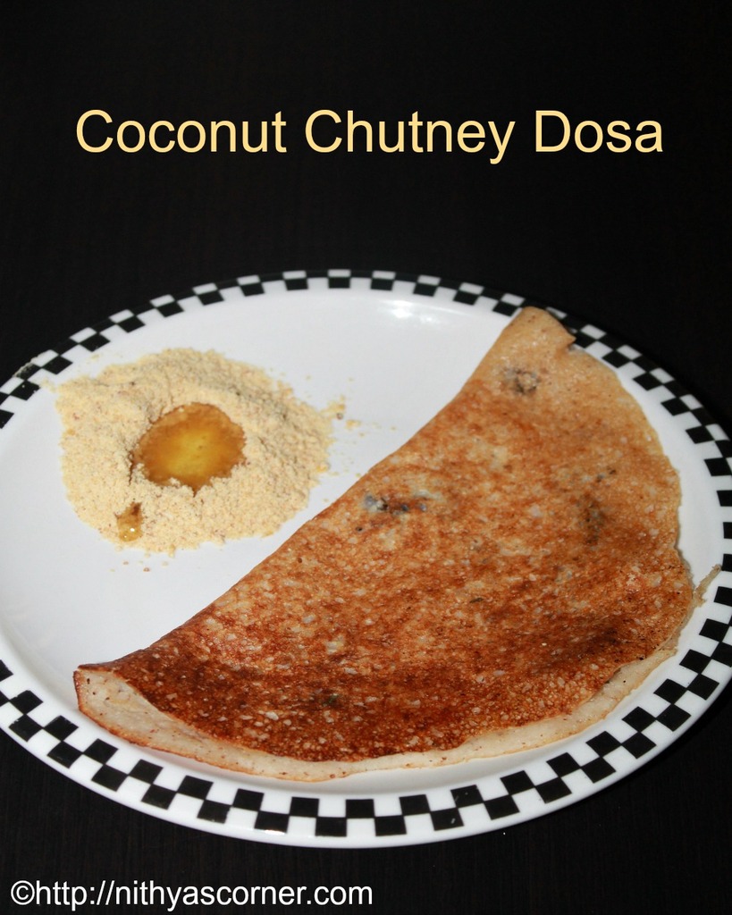 Coconut chutney dosa, leftover coconut chutney recipe Coconut chutney dosa, leftover coconut chutney recipe