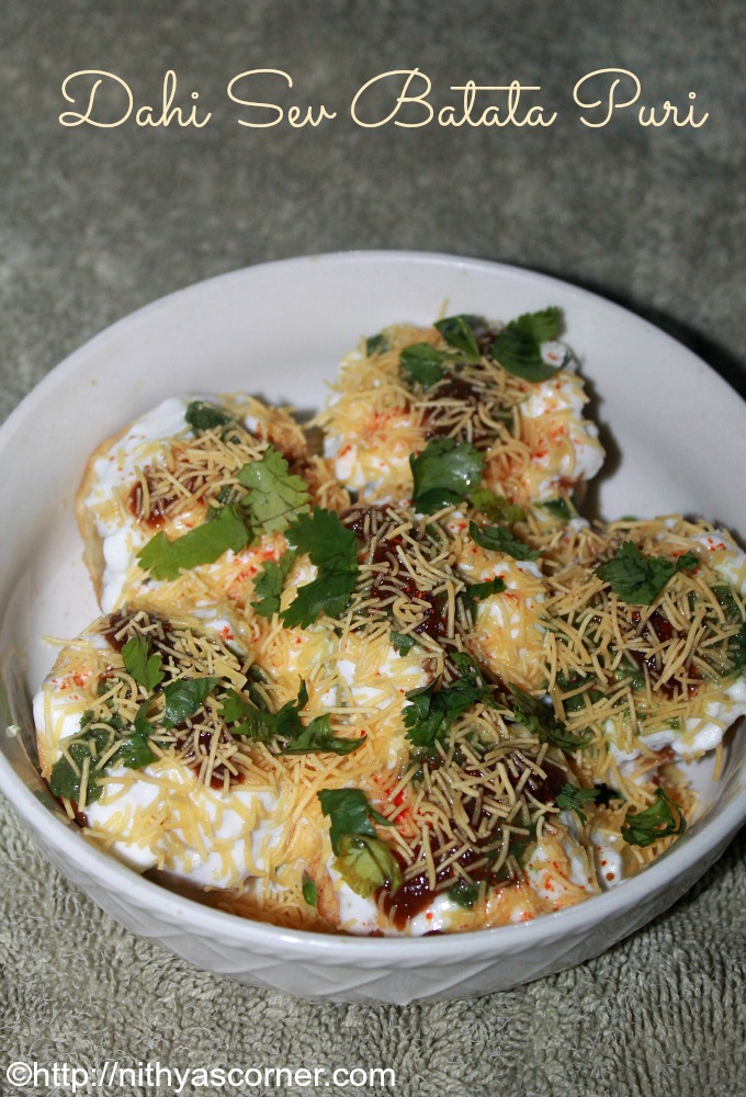 Dahi Sev Batata Puri Recipe,Dahi Sev Puri Recipe Dahi Sev Batata Puri Recipe