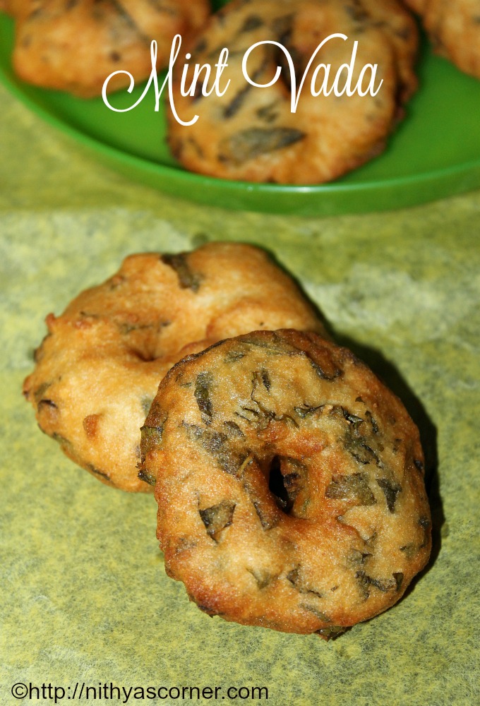 Pudina vadai, Mint vada Pudina vadai, Mint vada
