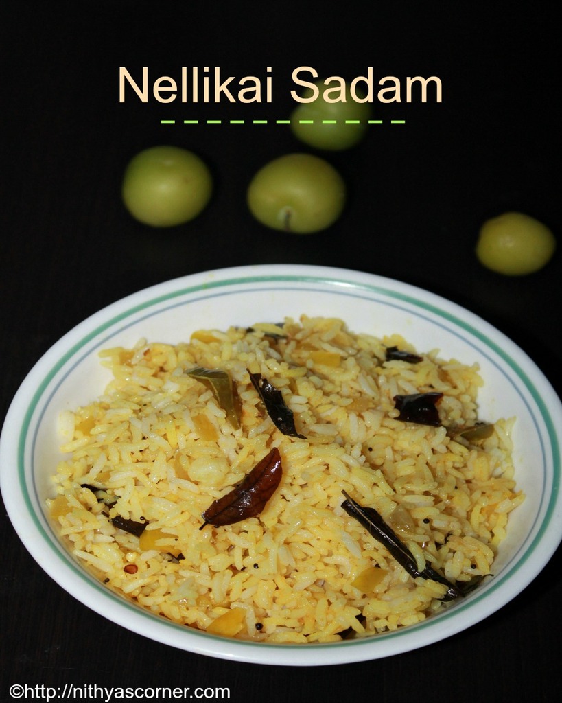 Nellikai sadam recipe, amla rice, gooseberry rice Nellikai sadam recipe, amla rice, gooseberry rice