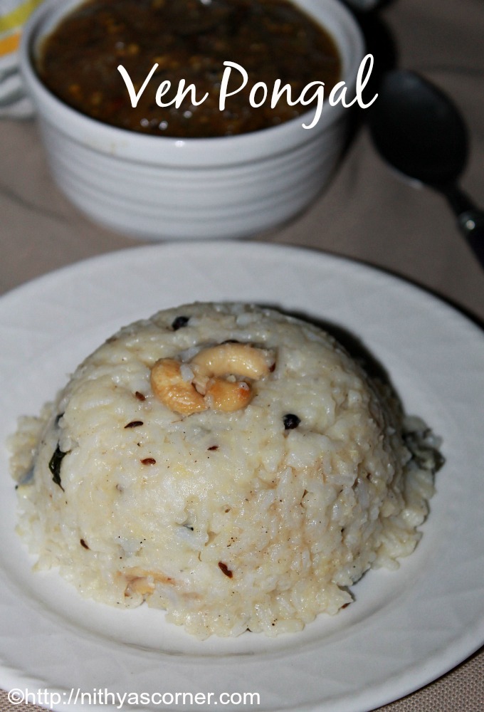 Ven pongal recipe, Khara pongal recipe, Ghee pongal, Milagu pongal How to make ghee ven pongal