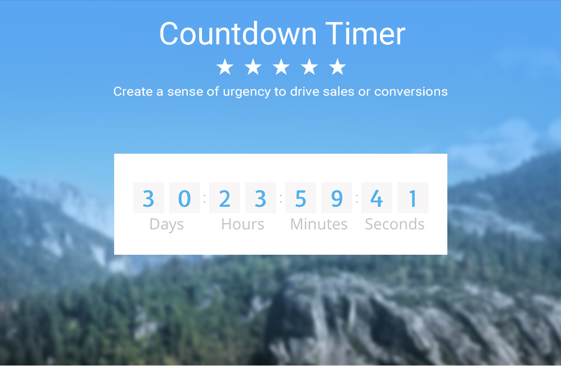 Countdown Timer Screenshot