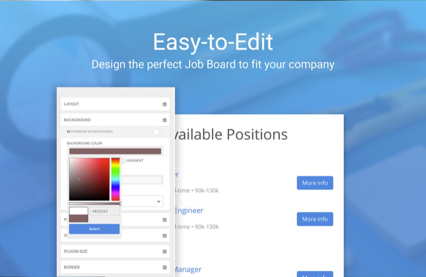 Job Board Screenshot