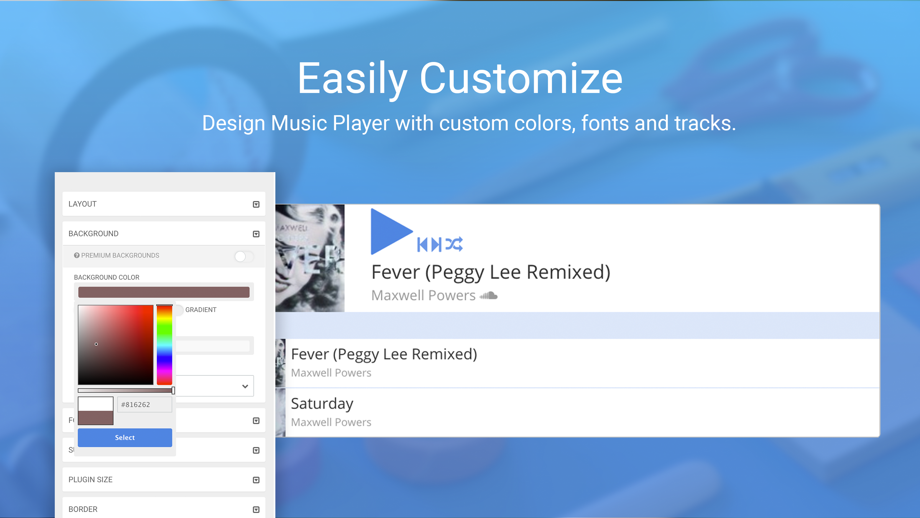 Music Player Screenshot