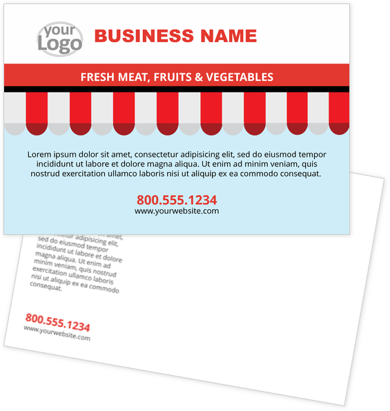 Retail Postcard Templates