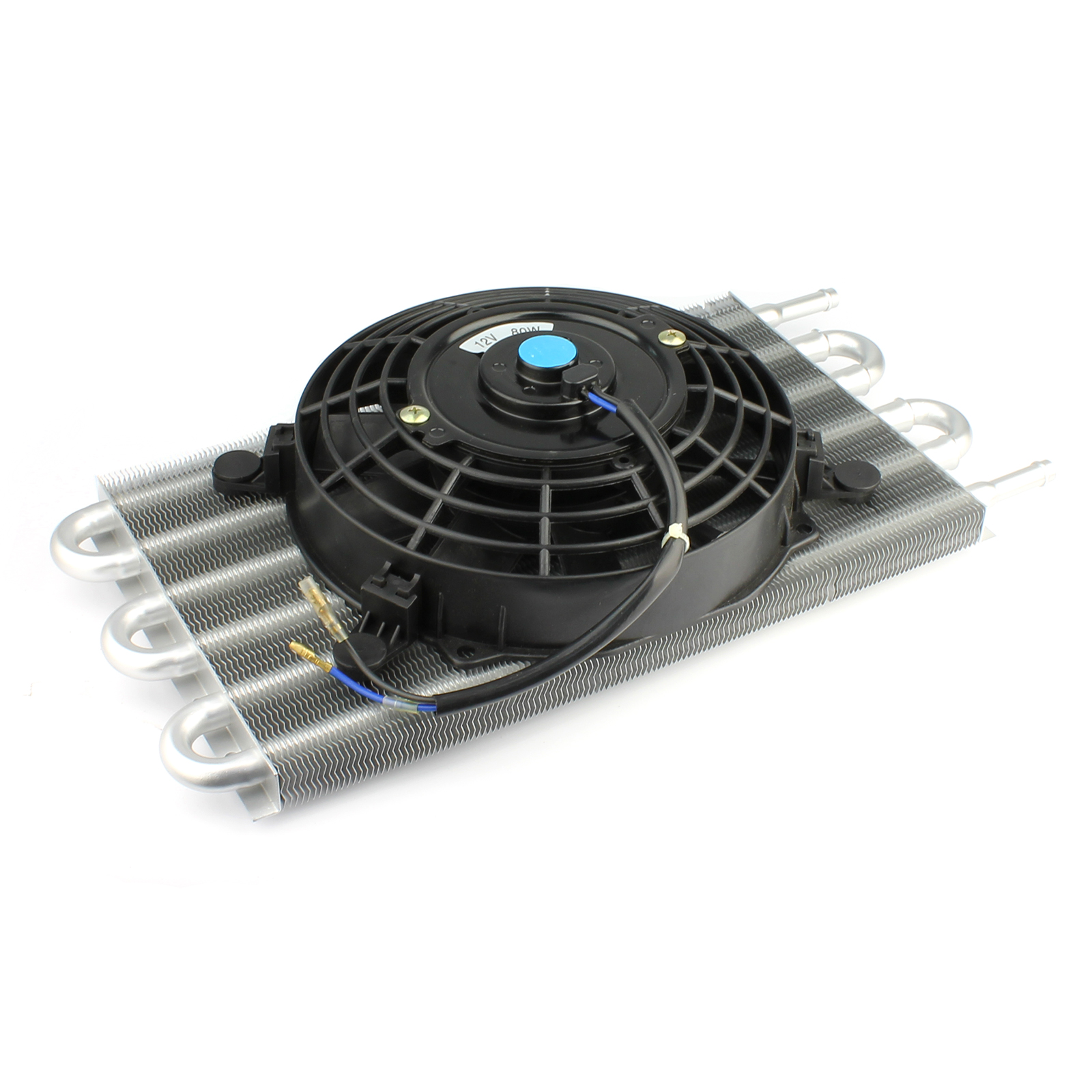Speedmaster® PCE186.1024 Flat Transmission Oil Cooler 15.5" x 7.5" & Electric Thermo Fan Kit