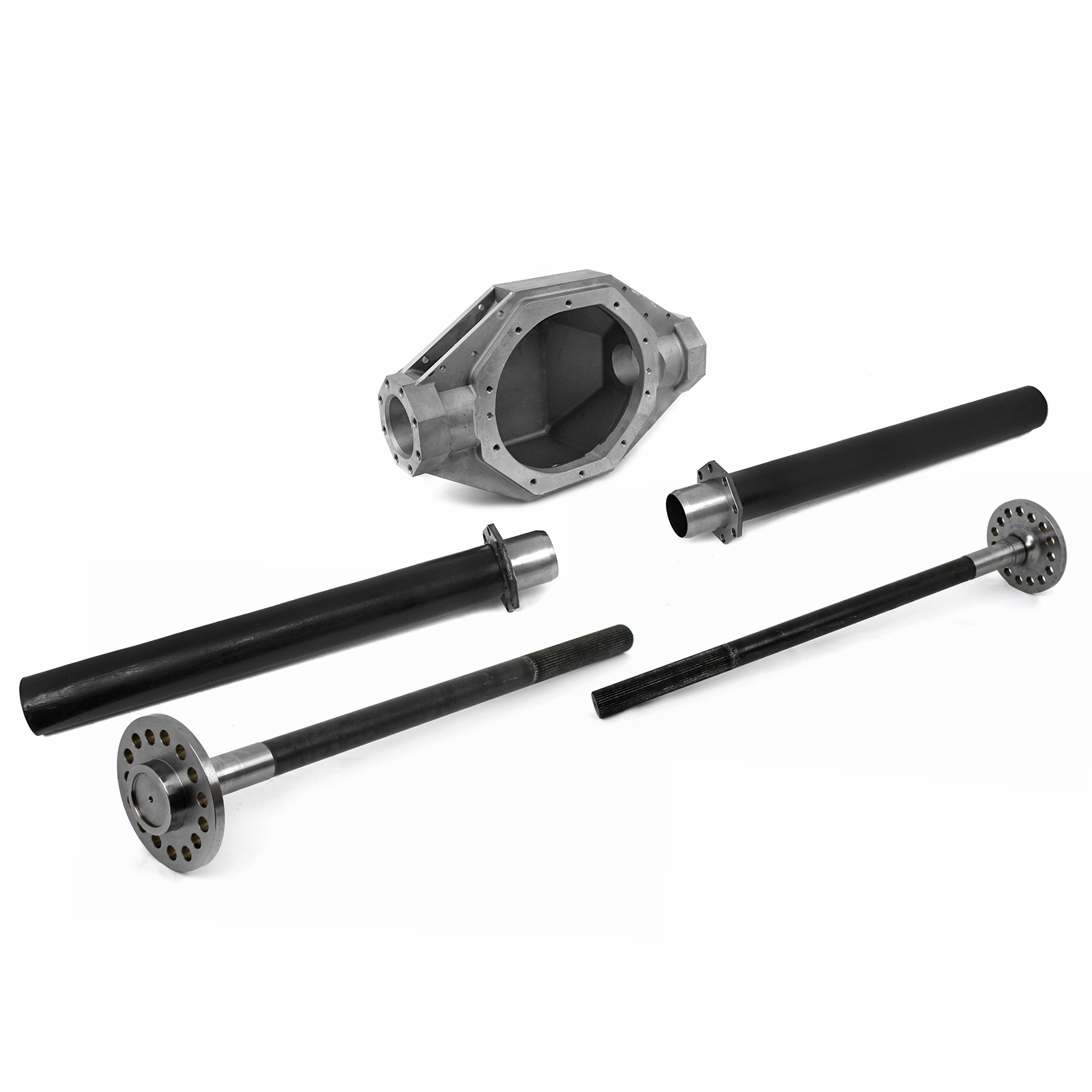 Speedmaster® PCE210.1019 Ford 9" Heavy Duty Differential Housing, Tubes & 31 Spline Forged Axles Combo