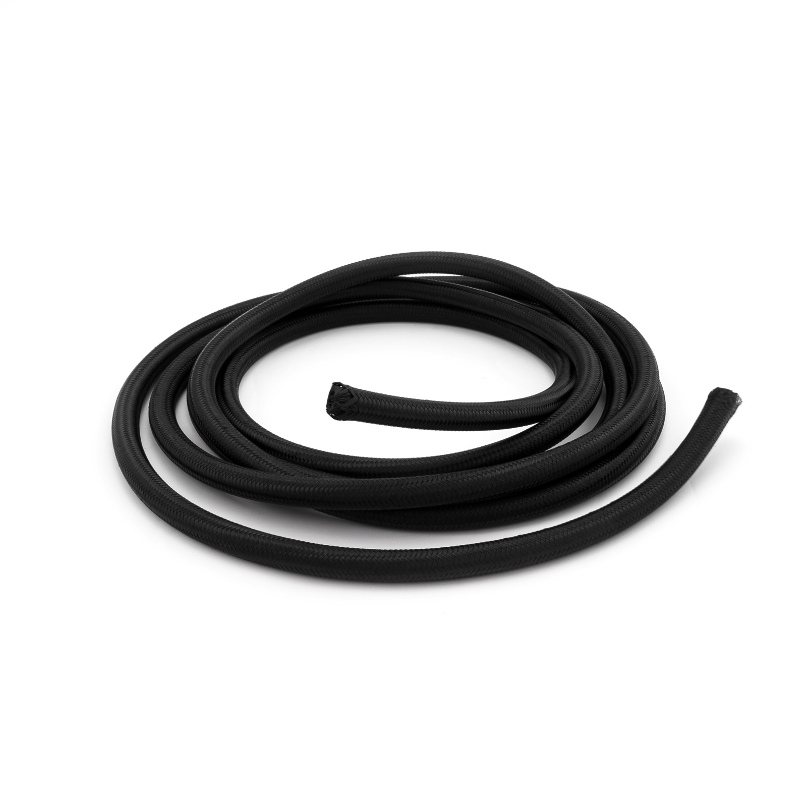 -6 AN 5/16" Black Nylon Fuel Oil Braided Hose Line - 4m / 13ft