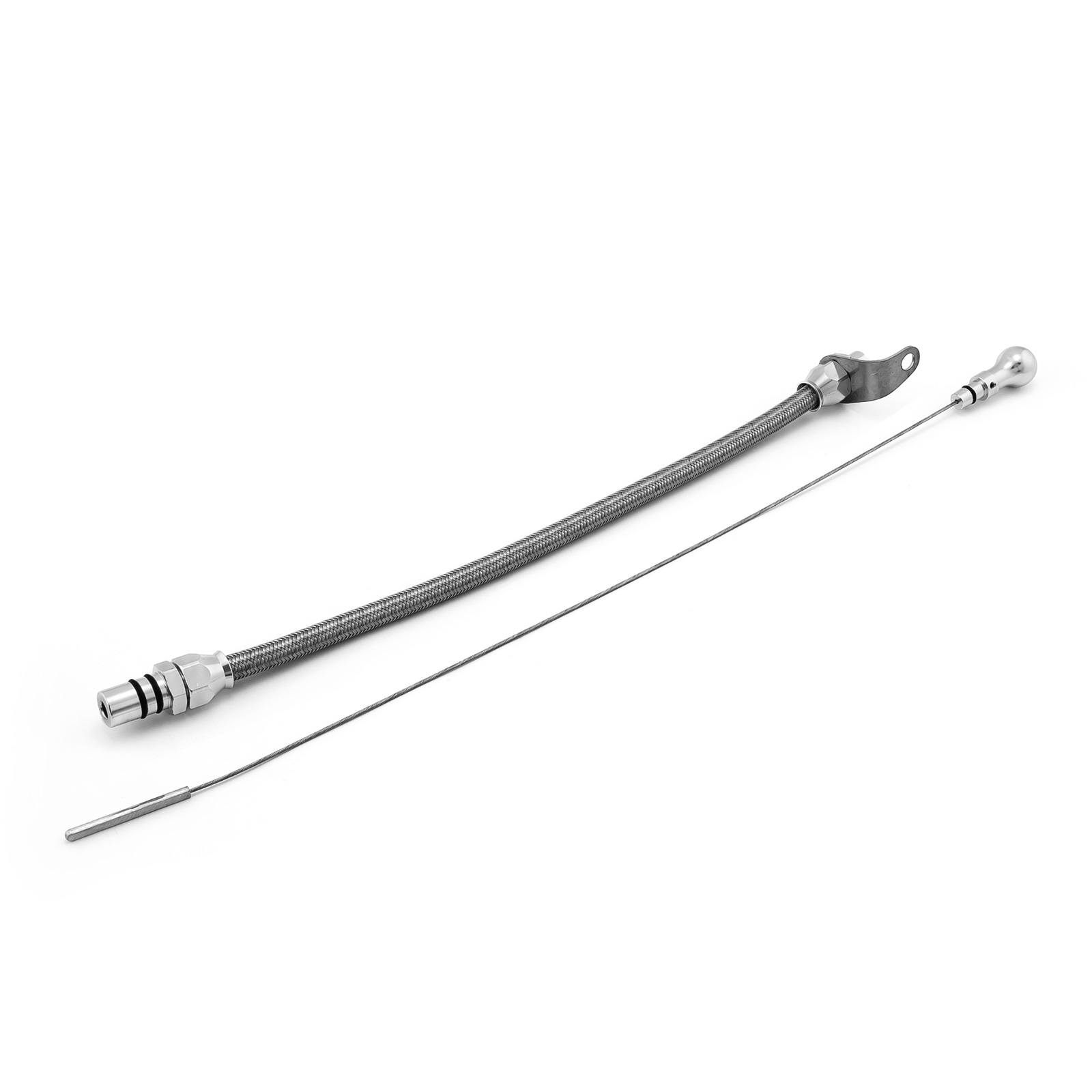 Speedmaster® PCE495.1018 Ford 429 460 C6 Braided Flexible Bell Housing Mount Transmission Dipstick