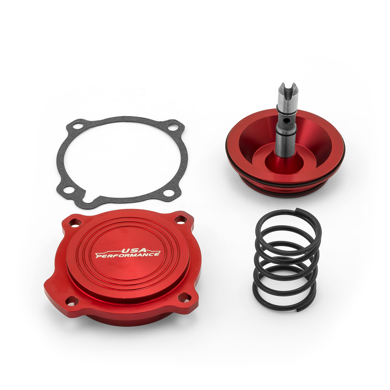 Speedmaster® PCE610.1001.03 Ford C4 C5 Automatic Transmission Billet C Ratio Servo Piston Kit [Red]