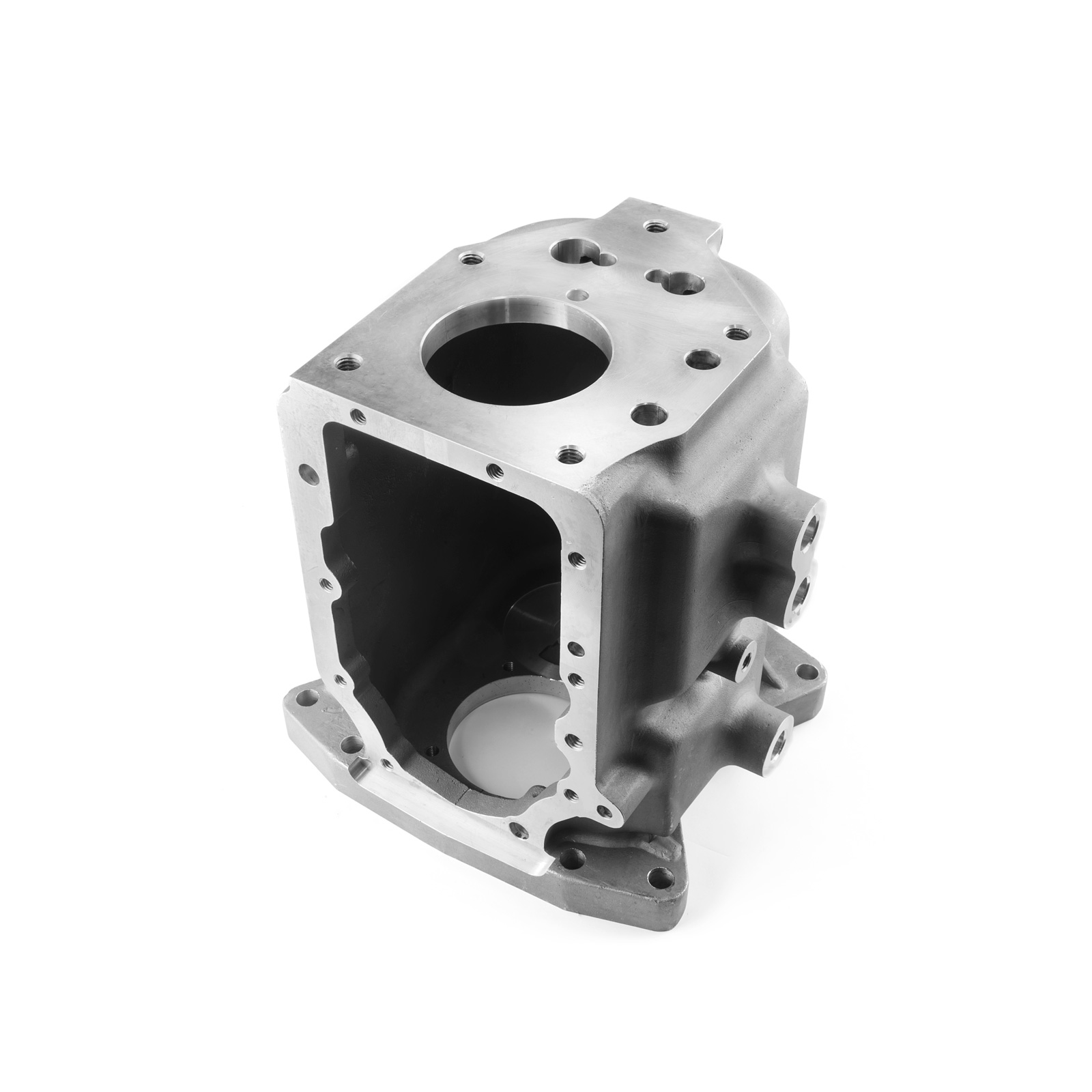 Speedmaster® PCE659.1004 Ford Mustang Falcon Toploader 8-Hole Main Case Aluminum 1964-1970