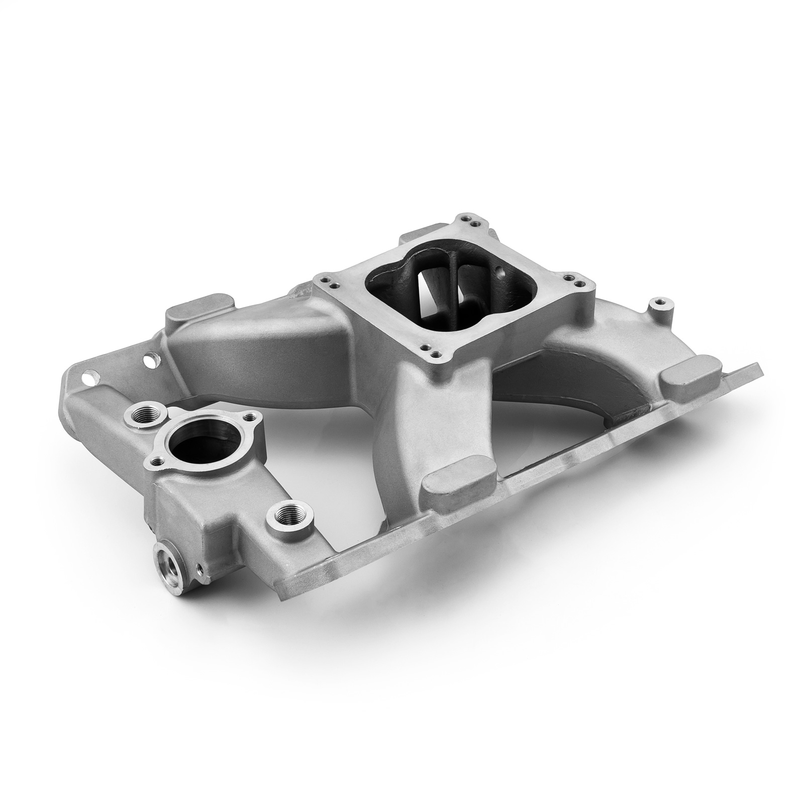 Speedmaster® 1-147-091 Pontiac 326 350 389 400 421 428 455 HiRise Aluminum Intake Manifold [Satin]
