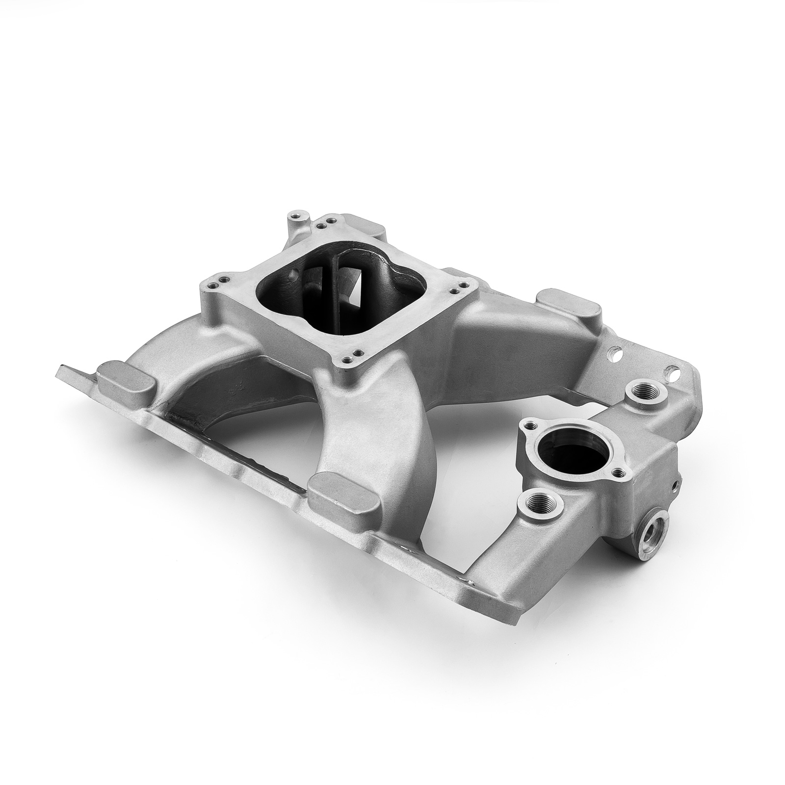 Speedmaster® 1-147-091 Pontiac 326 350 389 400 421 428 455 HiRise Aluminum Intake Manifold [Satin]